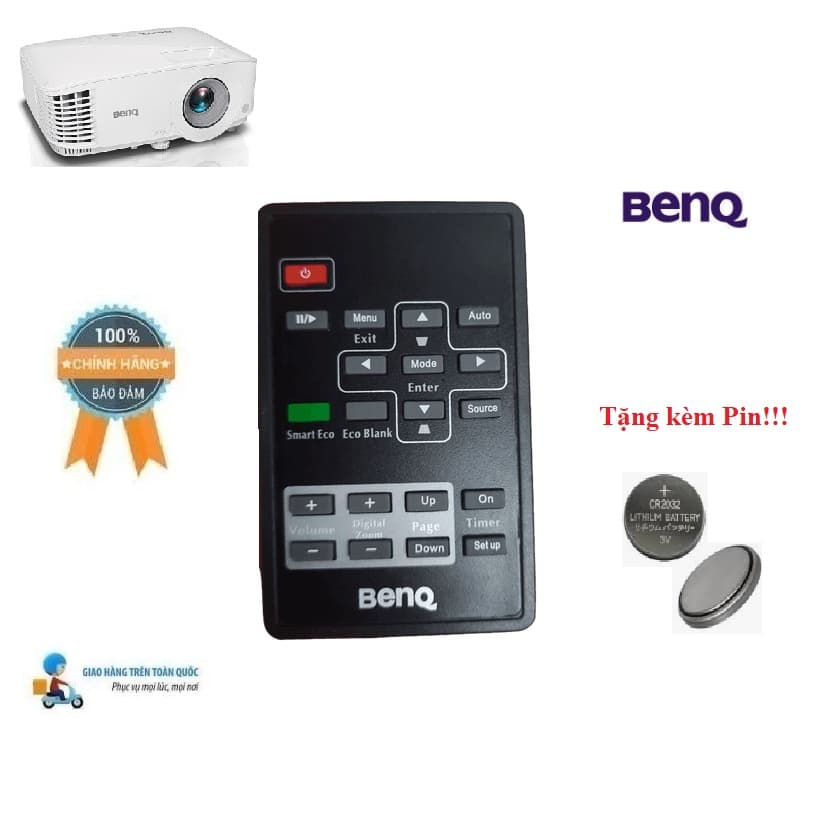 Remote Điều khiển máy chiếu BenQ- HÀNG LOẠI ĐẸP mới 100% Tặng kèm Pin