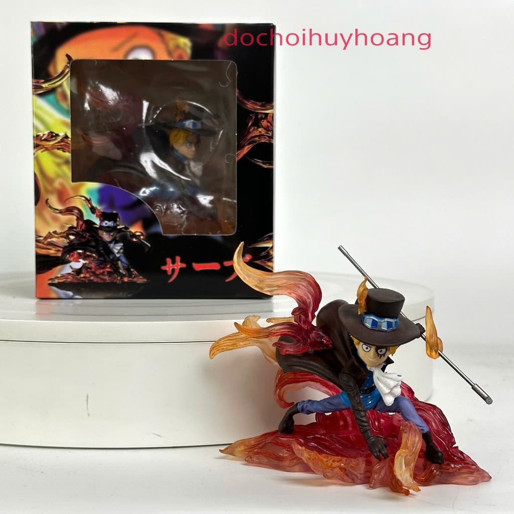 Mô hình tượng nhân vật Sabo G5 chống tay 10cm One Piece