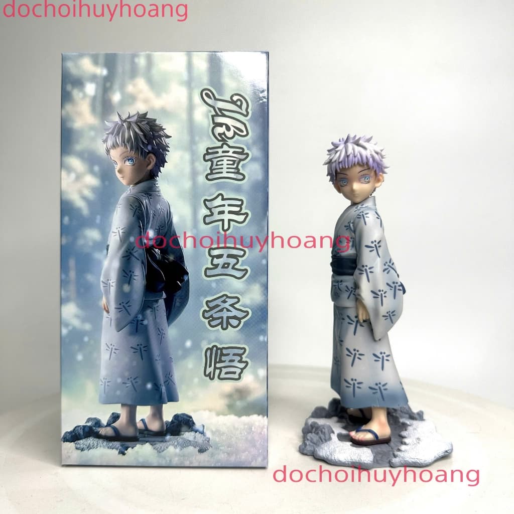 Mô hình tượng gojo kid chú thuật hồi chiến jujutsu kaisen 17 cm