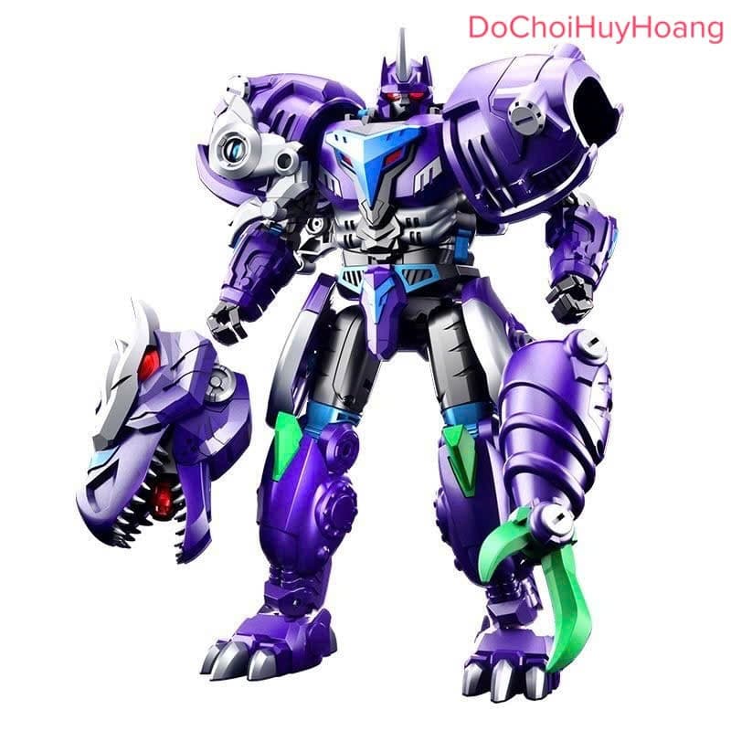 Mô hình robot Megatron khủng long t rex tím 24cm 1611