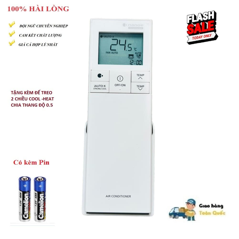 Điều khiển điều hoà Panasonic i AUTO-X STRONG COOL GIẢM SÂU ĐẾN 16 ĐỘ C THANG ĐỘ 0.5